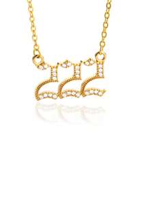 1 Pc Angel Number Necklaces For Women Men Lucky Numbers 111 222 333 444 555 777 888 999 111 Zirconia Pendant Necklace Birthday Party Jewelry Gifts