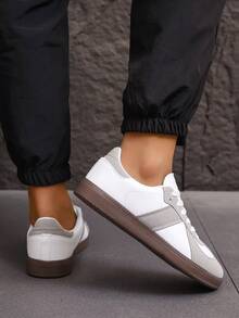 36-45码情侣鞋，德国牧羊犬鞋，男女通用运动鞋，2025春秋新款韩版时尚休闲轻便软底软面鞋，运动鞋 - 灰色 - 查看 4