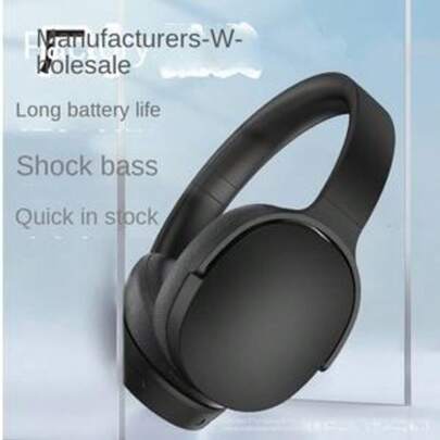 MOREKA Auriculares inalámbricos supraaurales, auriculares inalámbricos Bluetooth con micrófono, estéreo HiFi ligero y plegable, control de volumen, auriculares con cable de graves profundos de 3,5 mm, adecuados para el hogar, la oficina, el teléfono móvil, la PC, etc.