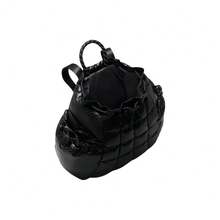 Nike Ba lô dã ngoại unisex NK NSW PUFFLE MINI BKPK màu trơn HQ6693-010 - màu đen - Xem 2