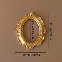 1件/套 复古INS风金色迷你雕像摆件冰箱贴,美甲饰品展示道具,3D立体雕塑贝多芬与大卫装饰 - 彩色 - 查看 11