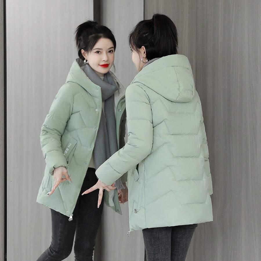 Women Outdoor Winter Coats - Bean Green - View 1