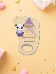 定制个性化脚印磁性开瓶器。送给孩子的第一份礼物。成长纪念品。生日派对礼物。一周岁生日派对礼物。礼物 - 腳印 - 查看 14