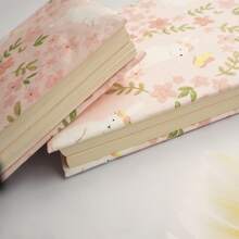 1个A5/A6兔子图案笔记本电脑保护套，计划本保护套，杂志保护套，办公文具保护套，返校季 - 彩色 - 查看 10