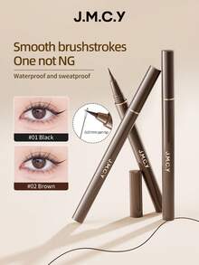 J.M.C.Y 防水超细精准液体眼线笔，持久防晕染，适用于睫毛根部和内眼线 - 棕色 - 查看 3