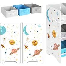 Garage Integrated Storage RacksSONGMICS UGKR33WT - Estante de almacenamiento infantil para juguetes y libros con 9 cajas íbles - como en la foto - Ver 7