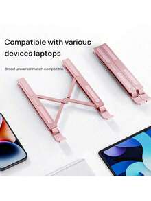 Lenovo Giá đỡ máy tính xách tay chơi game ZJA3: Thân máy bằng hợp kim nhôm có độ bền cao, điều chỉnh độ cao vô cấp, miếng đệm silicon chống trượt, tương thích với máy tính xách tay siêu mỏng/máy tính xách tay chơi game, thiết kế gập gọn tiện lợi. - Xám - Xem 4