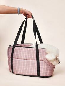 PETSIN 1 件可折叠宠物包，宠物户外单肩包，猫/狗单肩包，汽车透气宠物背包 - 彩色 - 查看 9