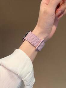 Chic Apple-Inspired Magnetic Silicone Sports Band With Freely Adjustable Sizing | Sleek Design, Compatible With Apple Watch Ultra/SE/Series 11/10/9/8/7/6/5/4/3/2/1 | Fits 38mm 40mm 41mm 42mm 44mm 45mm 46mm 49mm - 42/44/45/49mm (s10) 46mm - View 6