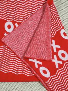 Women's Plus-Size Jacquard Knit Skirt, Featuring Vibrant, High-Saturation Colors; A Cute And Stylish Design, Perfect For Everyday Wear, Outings, And Travel.Christmas Clothes,Fall Clothes Plus Size ,Winter Clothes Women ,Striped