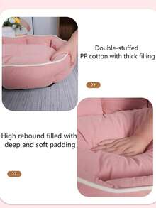 1pc Pet Bed, Suitable For All Seasons, Chew-Resistant Oxford Cloth, Non-Stick Hair, For Small/Medium/Large Dogs And Cats, Sofa Bed - Grey - View 9