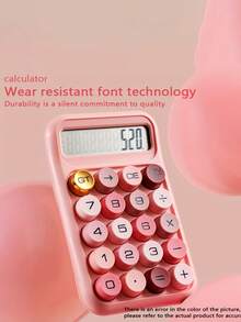 Dopamine Color Calculator High Value Multifunctional Calculator Flexible Key Office Special, Crisp Rebound, Tapping Like A Note, Non-Slip Silicone, Steady Accompanying. - Single Piece - View 2