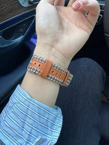 1 pièce Bracelet compatible en tissu coloré et, convient pour les montres de 38 mm, 40 mm, 41 mm, 42 mm, 44 mm, 45 mm, 46 mm, 49 mm, compatible avec Ultra, Série 10/9/8/7/6/5/4/3/2/1 SE