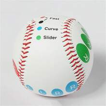 1pc 9-Inch Softball, Professional Training & Match Use, Soft/Hard Finger Grip