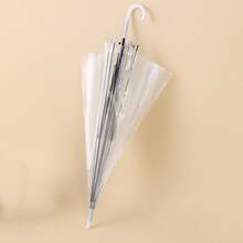 Ô dù nhựa trong suốt số lượng lớn - Chống thấm nước, bán tự động - Thiết kế tối giản, thích hợp che mưa, quà tặng Ngày của Mẹ, trang trí phòng ngủ, sân vườn, nhà bếp, mùa hè, bãi biển, đồ dùng du lịch, trang trí phòng, đồ chơi mềm, quà tốt nghiệp. - Nhiều màu - Xem 8