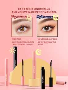 Mascara PINKFLASH, công thức chống thấm nước và mồ hôi, tạo nên hàng mi dày, dài và cong vút, thiết kế cọ chính xác mang lại độ che phủ tự nhiên, lý tưởng cho các bữa tiệc, lễ hội âm nhạc và quà tặng Ngày của Mẹ. - #1 HỒNG - Xem 5