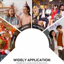 10pcs/1roll/5rolls Curled Ribbon, Embossed Curled Ribbon, Metallic Balloon String Decorative Tape, For Gift Wrapping, Shiny Curled Balloon Ribbon Mix Glitter Laser Party Balloon Ribbon And String, Suitable For Valentine's Day, Birthday, Wedding Party Holiday Decoration, Arts & Crafts (10m/Roll) - Rose Gold - View 4