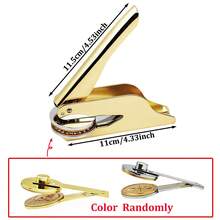 1pc Customized DIY Gold Handmade Embossing Stamp - Book And Paper Embosser, Customized Pattern Embosser, Suitable For Wedding Invitations, Cards, Books, Envelopes, Napkins, Etc., Ornamental, Reusable, Vintage, Cute, Cartoon, Modern, Kawaii, Custom, Personalized, Customized, Custom Stickers Personalized, Boyfriend,Solid Color Name Stamp,New Job, Office Supplies - Gold - View 7