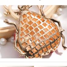 Rhinestone Beetle Alloy Keychain, Metal Cute Pendant Ornament, Creative Gift Suitable For Wedding, Birthday, Baby Shower, Travel Souvenir, Graduation, Housewarming, Party - Multicolor - View 8