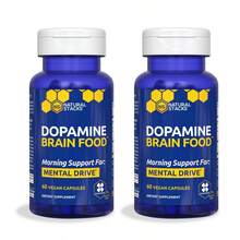 Miriyalyad Dopamine Brain Food Supplement W/L- Promotes Mental Drive, Clarity & Focus - Supports Mental Energy - 60 Capsules - 2 CÁI - Xem 10
