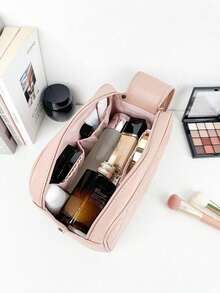 时尚菱形化妆包，2025新款，便携式旅行收纳包，大容量拉链式洗漱包 - 彩色 - 查看 7