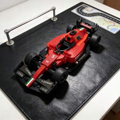 386 piezas Juguete de bloques de construcción de estilo industrial, Coche modelo DIY hecho a mano, Diseño arquitectónico, Ruedas giratorias, Decoración del hogar, Gran regalo de cumpleaños para niños