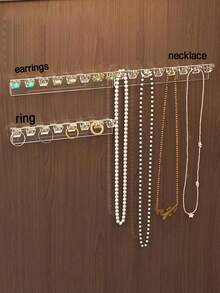 Giá trưng bày trang sức (1/3 chiếc), móc treo vòng cổ, bông tai, móc treo trang sức đa chức năng với 8 móc, phù hợp cho vòng cổ, vòng tay và bông tai, chất liệu nhựa bền, giá đựng trang trí nhà cửa, tiết kiệm không gian, có thể trưng bày nhẫn, bông tai và phụ kiện, giá đỡ trang sức dạng tháp, giá trưng bày trang sức, trang trí phòng. - Nhiều màu - Xem 3