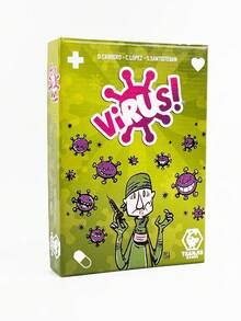 病毒桌游 | 2-6人 | 30分钟 | 英文休闲多人互动卡牌游戏 | 圣诞礼物、家庭圣诞派对和圣诞聚会的理想之选 - 彩色 - 查看 12