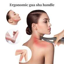 1支装自清洁空心齿按摩手柄去屑梳 - 头皮排毒梳，去除头屑和油脂 - 男女通用去屑发梳，多功能发梳