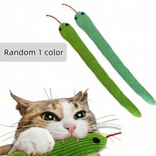 Cat Toy Snake, 1 Ringing Interactive Toy, 16.5-Inch (Approx. 42 Cm) Kicking Cat Stick Suitable For Indoor Cats, Suitable For All Breeds - 1 Item - View 3
