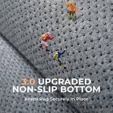 Large Shaggy Area Rug For Living Room & Bedroom – Washable Fluffy Carpet With 1.7in High Pile, Plush Aesthetic Throw Rug, Non-Slip Rubber Backing With 4 Anti-Slip Pads, Durable Edge Stitching – Cozy Minimalist Decor – Great Gift For Halloween & Christmas, Perfect For Play Rooms & Parties – Heavyweight 700g+/㎡ – Sizes: 4*6 / 5*7 / 6*9 / 8*10 / 9*12 Ft - Nho tím - Xem 3