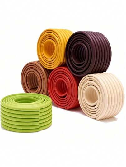 2m Multifunctional Corner Guards, Baby Safety Bumper + Corner Protectors, Furniture Edge & Corner Cushion Protectors, Child Safety Protection, Suitable For Tables, Desks, Fireplaces, Pipes, Etc.