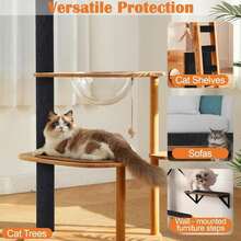 Self-Adhesive Cat Scratching Pad, Trimmable Cat Scratching Post, Cat Carpet, Anti-Scratch Protective Mat - 30*30CM - View 9