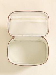 1/3pcs Cute Bear Portable Waterproof Makeup Bag, Travel Cosmetic Organizer Pouch With Smooth Zipper And Hook, Girly Style Toiletry Bag Set, Can Store Cosmetics, Toiletries And Daily Medicines, Convenient To Carry, Large Capacity Multi-Compartment Storage