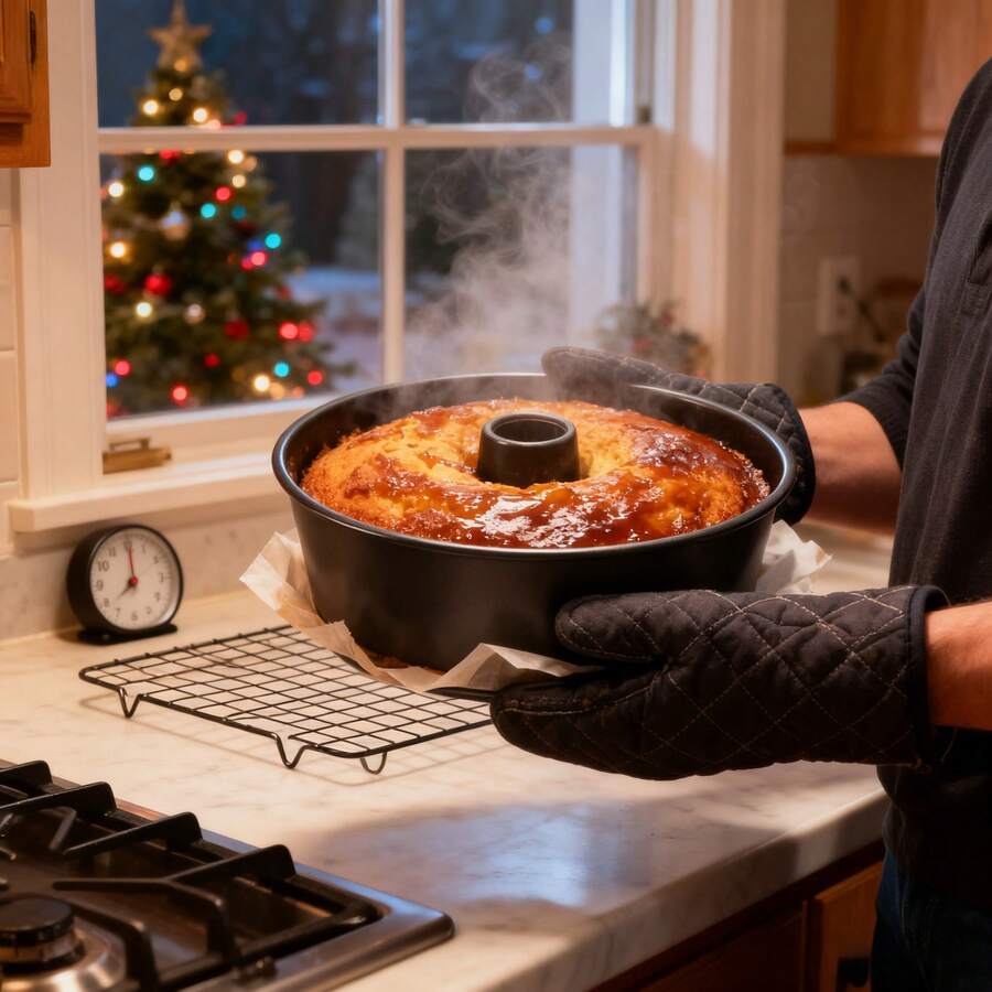 1pc Non-Stick Pumpkin Shaped Bread & Cake Mold, Straight Cylinder Baking Mold, Home Kitchen Baking Tool Set, Easy Release Creative Baking Pan, Non-Stick Pumpkin Bread & Cake Mold, Straight Cylinder Toast Loaf Pan, Beginner-Friendly Baking Tool