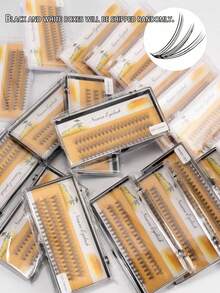 60pcs Single Cluster False Eyelashes, 10D, 6~14mm, Natural Look, Lengthening & Long-Lasting, Suitable For Parties And Events, Create A Natural Makeup Look - C - View 4