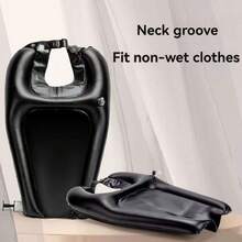 Inflatable PVC Shampoo Rinse Tray, Lightweight, Foldable, Medical Care Shampoo Tool - Multicolor - View 7