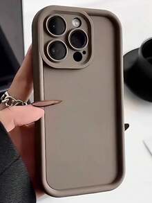 Lot de 3 coques de téléphone haut de gamme en agate poreuse texturée, résistantes aux chutes, compatibles avec iPhone 14, 14 Pro, 14 Pro Max, 13, 13 Pro, 13 Pro Max, 11, 11 Pro Max, 12, 12 Pro, 12 Pro Max, XR, XS, 15, 15 Pro, 15 Pro Max, 16, 16 Pro, 16 Pro Max, 17, 17 Pro, 17 Air, 17 Pro Max, Galaxy S24, A04, A12, A13, A14, A23, A24, A32, A33, A51, A52, A53, A54, A72, Redmi 9, Redmi 9A - Marron + Noir + Blanc - Voir 2