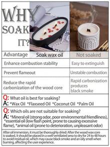 加粗木质烛芯，适用于蜡烛制作，尺寸为 0.51 x 5.11 英寸，噼啪作响的木质烛芯，10 根/30 根/50 根装，天然木质烛芯，宽烛芯，带烛芯座，金属底座，加厚木质烛芯 - Wicks - 查看 7