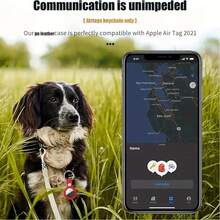 4pcs AirTag Holder, AirTag Keychain, PU Leather AirTag Protective Case, AirTag Mate For Luggage With Ring Metal Snap Keychain, Suitable For Luggage, Keys, Pets, Kids Bags - Black Blue Red Brown - View 8