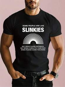 Fun... Men's Graphic Print Cotton T-Shirt, Comfortable Fit - Black - View 6