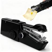 Mini Sewing Machine With Accessory Kit  To Choose From, Lightweight And Easy Operated Cordless Handheld Sewing Machines For Beginners, Portable Sewing Machine For Home Quick Repairing And Stitch Handicrafts - 黑色 - 查看 12