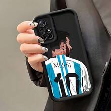 Funda de Teléfono con Estilo de Estrella de Fútbol con el Número 10, Compatible con for for galaxy S25 S24 S23 S22 S21 S20 FE Ultra Plus 4G 5G, Hecha de TPU Suave para Protección Anticaídas, Tienda Oficial Infinix, Protector de Uso Resistente, Mi K, Funda para Teléfono, Carcasa para Móvil, funda navideña deportiva Christmas, carcasa de estrella de fútbol número 10, regalo de navidad para fans del deporte y partidos invernales, accesorio ideal para Samsung Galaxy - Color 1 - Ver 7