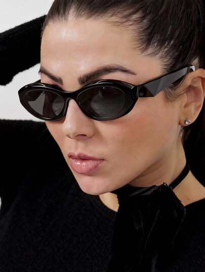 1 st damer vintage cat eye-bågar modeglasögon, mörka linser blockerar effektivt solljus lämpliga för utomhuscykling eller vandring