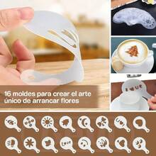 Coffee Stencils - 銀色 - 查看 4