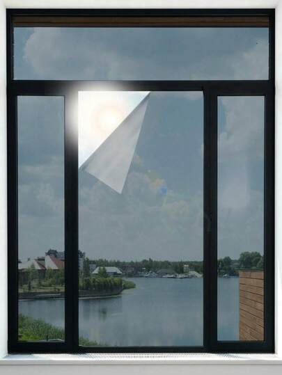 1 Rolle Fensterfolie für Privatsphäre, Verdunkelung, Wärmeisolierung, UV-Schutz und Blendschutz, Sichtschutz für Terrasse und Wohndekoration.