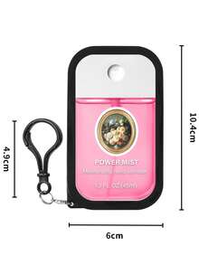 1 Set Moisturizing No-Rinse Hand Sanitizer Spray Kit, Full Coverage Design Includes Spray Bottle, Bottle Protector, Funnel, Hanging Rope, Convenient To Use, Made Of Soft Silicone, Portable For Daily, Travel, Work, Makeup, Comes With 50pcs Retro INS Stickers To Customize Your Spray Bottle (Hand Sanitizer Liquid Not Included, Please Add Water After Receiving And Opening) - Multicolor - View 4