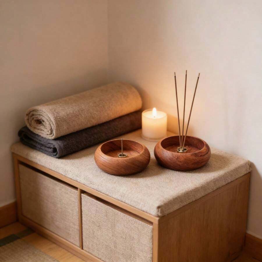 1个香薰棒托碗，适用于瑜伽馆、办公室、茶室等场所，营造轻松氛围，可放置各种尺寸的香薰棒。 - 彩色 - 查看 1