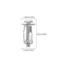 Tofficu 20 Piezas Tuercas De ExpansióN Tipo Para Tornillos Placas De Auto Anclajes Huecos Para Paredes Remaches Resistentes Para LáMinas MetáLicas - 1 - Ver 3