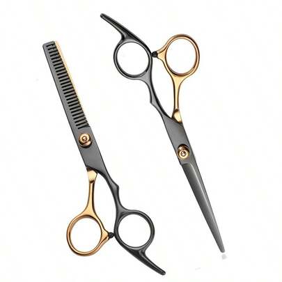Professional Hair Cutting Scissors - Heavy Duty Hair Cutting Shears With Blades, Ergonomic Handle And Cushion Design - Ambidextrous, Suitable For Men And Women, Long/Fine Hair - Salon And Home Haircutting Tool